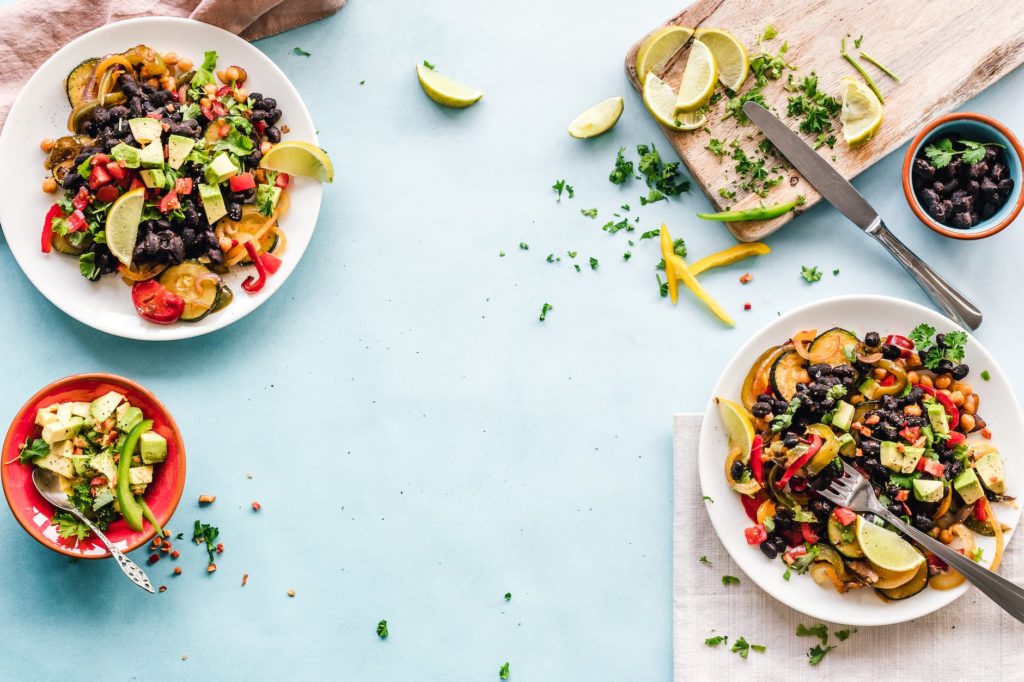 fruit salads in plate