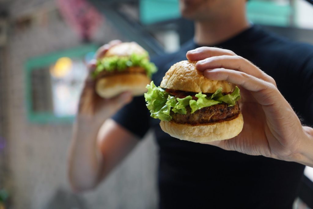 blur bread bun burger