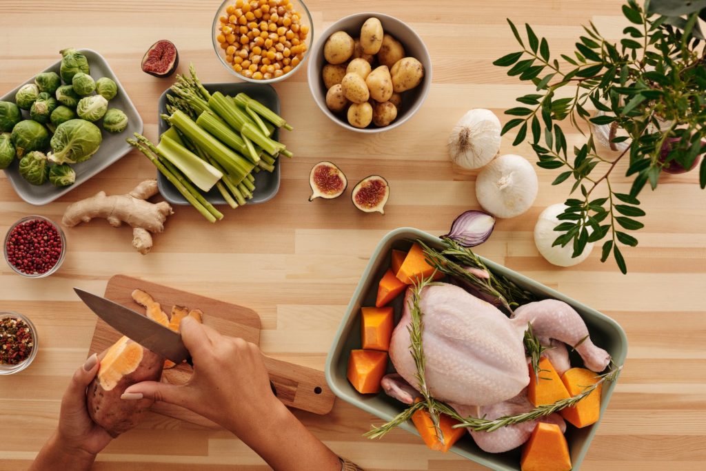 food ingredients on the table