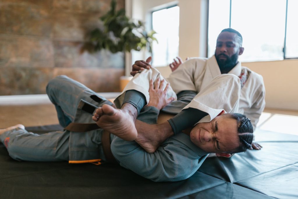 men doing martial arts